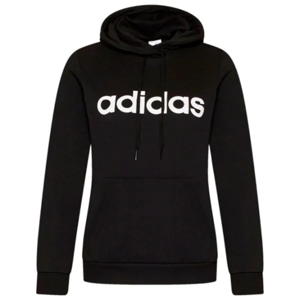 Hanorac pentru femei Adidas Linear French Terry Black photo 1 Hanorac pentru femei Adidas Linear French Terry Black photo 1
