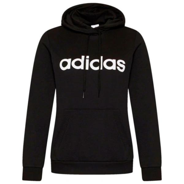 Hanorac pentru femei Adidas Linear French Terry Black photo 1 Hanorac pentru femei Adidas Linear French Terry Black photo 1