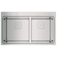 Кухонная мойка Teka Zenit RS15 2B 86 86 x 52 / Нержавеющая сталь / Серебряный