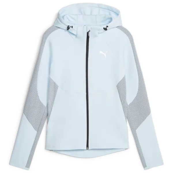 Hanorac pentru femei Puma Evostripe Full-Zip Icy Blue photo 1 Hanorac pentru femei Puma Evostripe Full-Zip Icy Blue photo 1