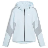 Hanorac pentru femei Puma Evostripe Full-Zip Icy Blue