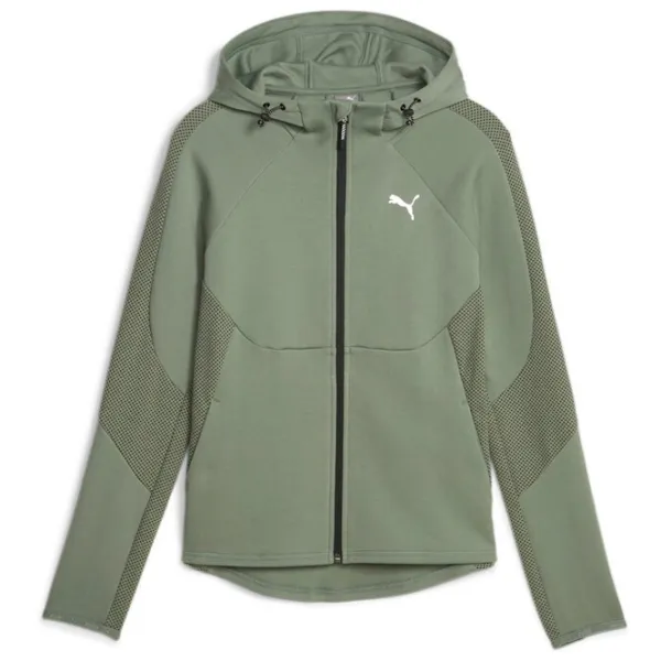 Hanorac pentru femei Puma Evostripe Full-Zip Green photo 1