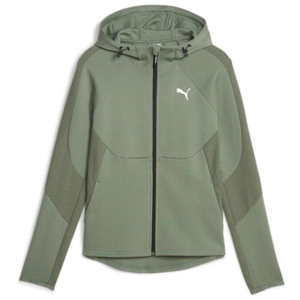 Hanorac pentru femei Puma Evostripe Full-Zip Green photo 1