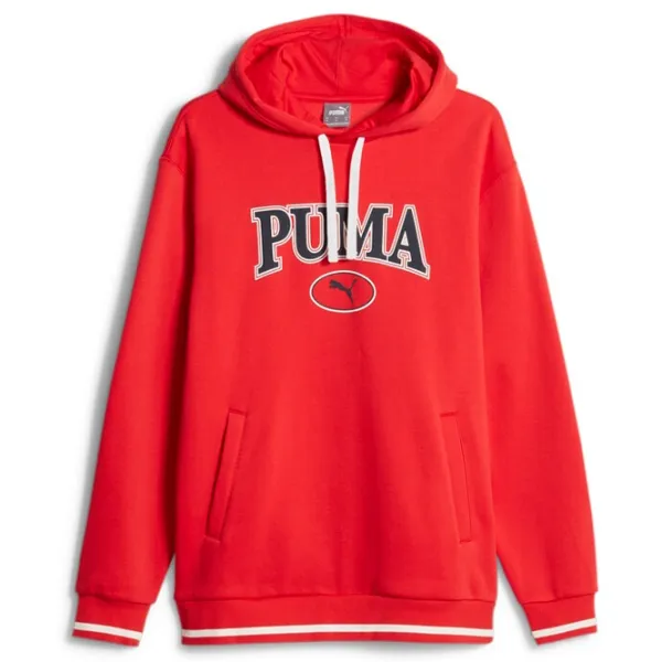 Hanorac pentru bărbați Puma Squad Hoodie Fl Drept/ Red photo 1