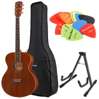 Акустическая гитара Harley Benton Blues Guitar Set Wood 4/ 4, Folk, Коричневый