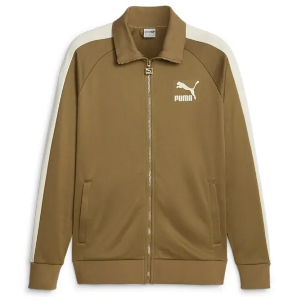 Толстовка для мужчин Puma T7 Iconic Track Jacket (S) Pt Прямой/ Хаки photo 1