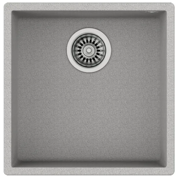 Chiuvetă Teka Square 40.40 TG 44 x 44 / Piatră artificială / Gray photo 1 Chiuvetă Teka Square 40.40 TG 44 x 44 / Piatră artificială / Gray photo 1