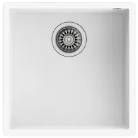 Кухонная мойка Teka Square 40.40 TG 44 x 44 / Искусственный камень / Белый
