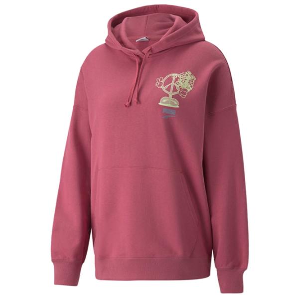 Hanorac pentru femei Puma Downtown Oversized Graphic All-season/ Red photo 1