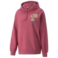 Hanorac pentru femei Puma Downtown Oversized Graphic All-season/ Red