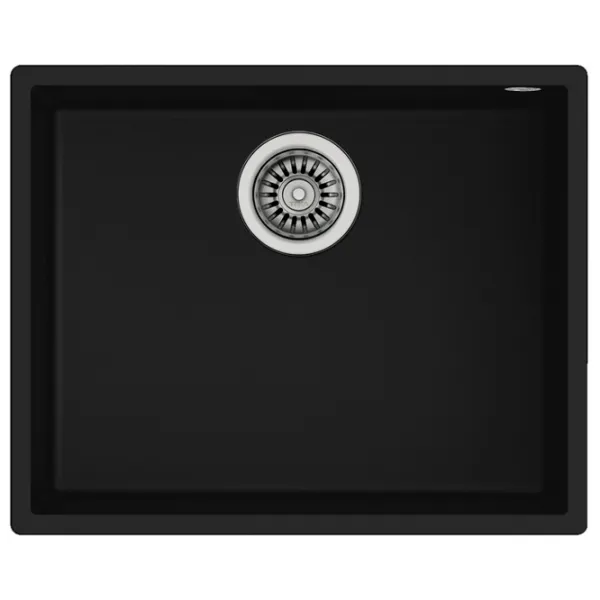 Chiuvetă Teka Square 50.40 TG 54 x 44 / Piatră artificială / Black photo 1