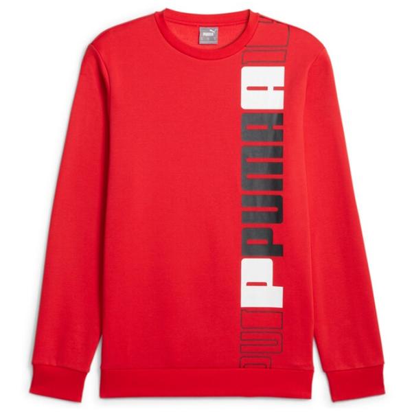 Толстовка для мужчин Puma Ess+ Logo Lab Crew Fl Красный photo 1