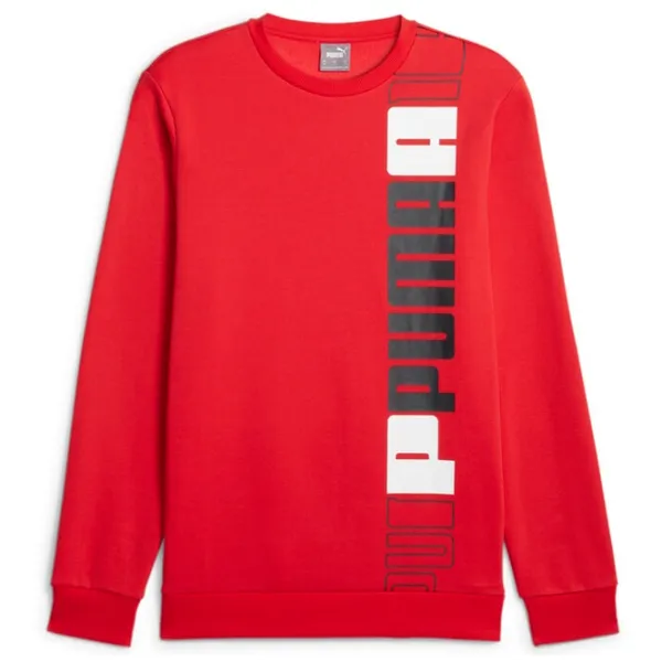 Hanorac pentru bărbați Puma Ess+ Logo Lab Crew Fl Red photo 1