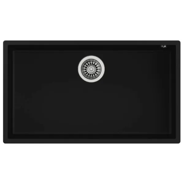 Кухонная мойка Teka Square 72.40 TG 76 x 44 / Искусственный камень / Черный photo 1