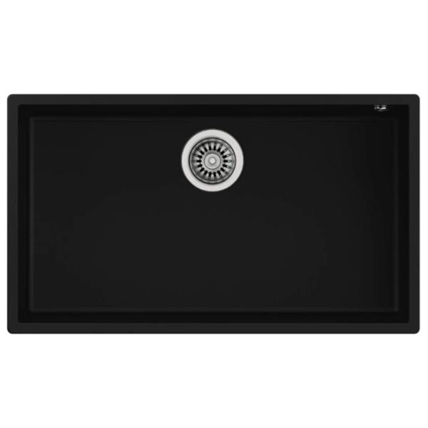 Кухонная мойка Teka Square 72.40 TG 76 x 44 / Искусственный камень / Черный photo 1