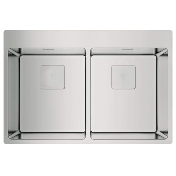 Кухонная мойка Teka Forlinea RS15 2B 740 74 x 50 / Нержавеющая сталь / Серебряный photo 1