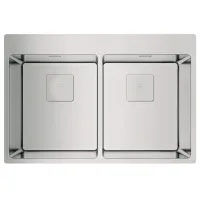 Кухонная мойка Teka Forlinea RS15 2B 740 74 x 50 / Нержавеющая сталь / Серебряный