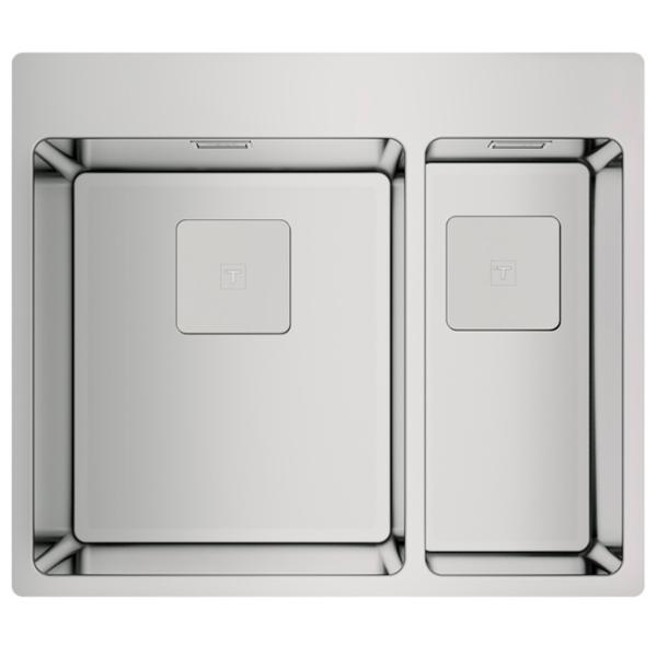 Chiuvetă Teka Forlinea RS15 2B 580 58 x 50 / Oțel inoxidabil / Silver photo 1