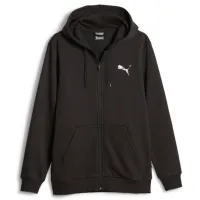 Hanorac pentru bărbați Puma Ess+ Logo Lab Holiday Full-Zip Drept/ Black