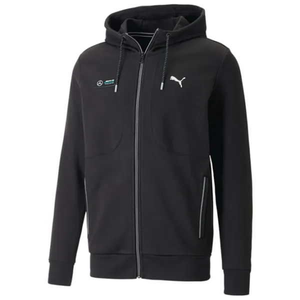 Hanorac pentru bărbați Puma Mapf1 Hooded Sweat Jacket Drept/ Black photo 1