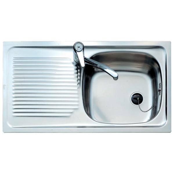 Chiuvetă Teka Universal E/800.440 1B 1D R 80 x 44 / Oțel inoxidabil / Silver photo 1 Chiuvetă Teka Universal E/800.440 1B 1D R 80 x 44 / Oțel inoxidabil / Silver photo 1