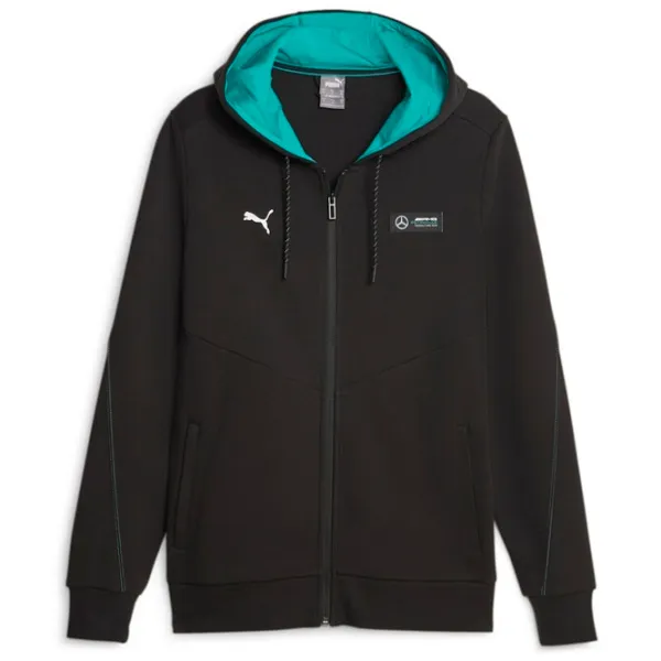 Hanorac pentru bărbați Puma Mapf1 Hooded Sweat Jacket Drept/ Black photo 1