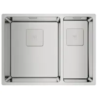 Chiuvetă Teka Flexlinea RS15 2B 580 58 x 44 / Oțel inoxidabil / Silver
