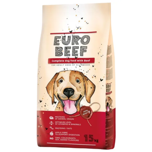 Hrană pentru câini uscată Dibaq Eurobeff 15 kg/ Vită photo 1 Hrană pentru câini uscată Dibaq Eurobeff 15 kg/ Vită photo 1