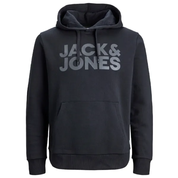 Hanorac pentru bărbați Jack & Jones JJECORP LOGO SWEAT HOOD NOO Black photo 1
