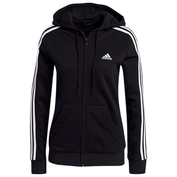 Hanorac pentru femei Adidas Essentials Fleece 3 Stripes All-season/ Black photo 1