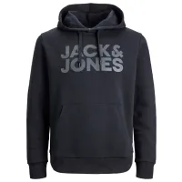 Толстовка для мужчин Jack & Jones JJECORP LOGO SWEAT HOOD NOO Черный