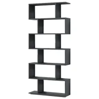 Etajeră Fabrik Home Wally 191 x 80 x 25 cm/ LPAL/ Black