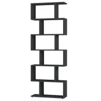 Etajeră Fabrik Home Wally 191 x 80 x 25 cm/ LPAL/ Anthracite