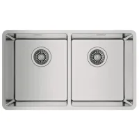 Chiuvetă Teka BE Linea RS15 2B 740 74 x 44 / Oțel inoxidabil / Silver