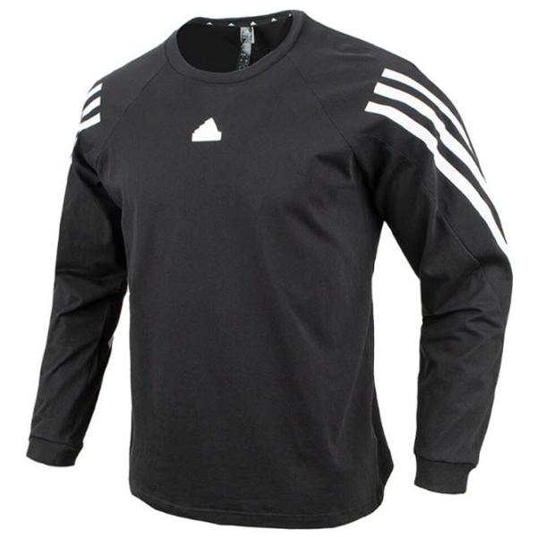 Толстовка для мужчин Adidas M Fi 3S Ls Прямой/ Черный photo 1