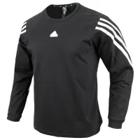 Толстовка для мужчин Adidas M Fi 3S Ls Прямой/ Черный