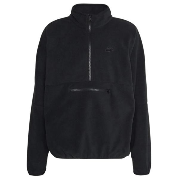 Hanorac pentru bărbați Nike M Nk Club+ Plr Ls Hz Top Drept/ Black photo 1