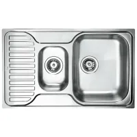 Chiuvetă Teka Princess 1 1/2 B 1/2 D 80 x 50 / Oțel inoxidabil / Silver