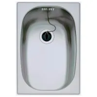 Кухонная мойка Teka Universal E/280.405 1B 40.5 x 28 / Нержавеющая сталь / Серебряный