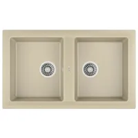 Кухонная мойка Teka Stone 90B TG 2B 86 x 51 / Искусственный камень / Бежевый