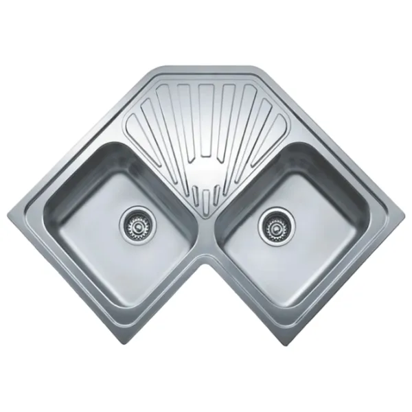 Кухонная мойка Teka Classic Angular 2B 83 x 83 / Нержавеющая сталь / Серебряный photo 1