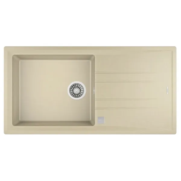 Кухонная мойка Teka Stone 60L TG 1B 1D 100 x 51 / Натуральный камень / Бежевый photo 1 Кухонная мойка Teka Stone 60L TG 1B 1D 100 x 51 / Натуральный камень / Бежевый photo 1