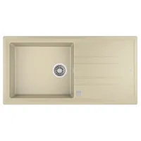 Кухонная мойка Teka Stone 60L TG 1B 1D 100 x 51 / Натуральный камень / Бежевый