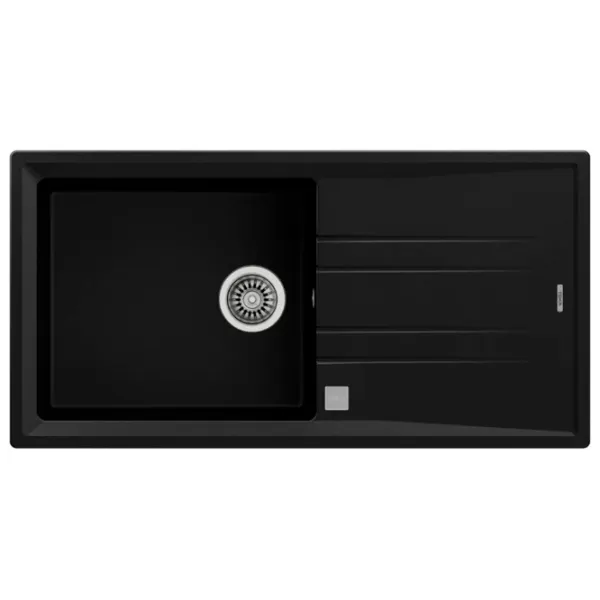 Chiuvetă Teka Stone 60L TG 1B 1D 100 x 51 / Piatră naturală / Black photo 1