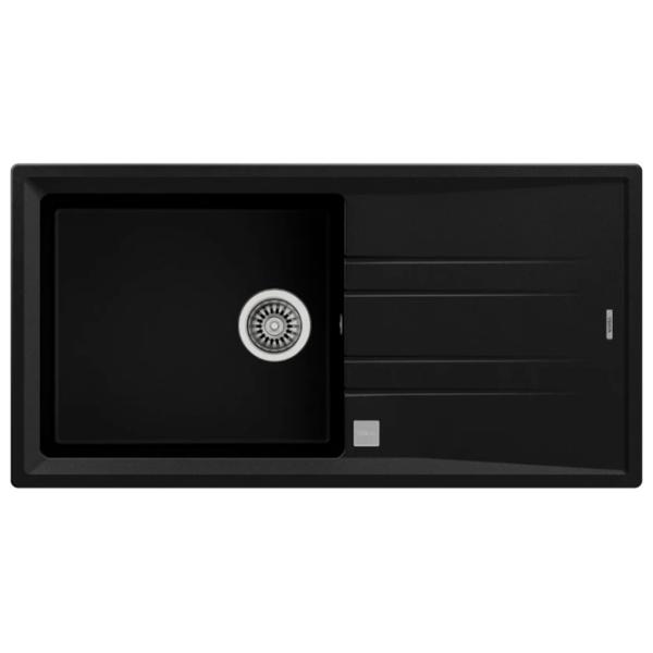 Chiuvetă Teka Stone 60L TG 1B 1D 100 x 51 / Piatră naturală / Black photo 1