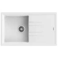 Chiuvetă Teka Stone 50B TG 1B 1D 86 x 51 / Piatră naturală / White