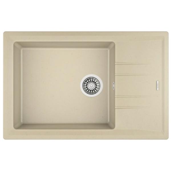 Кухонная мойка Teka Stone 60 S TG 1B 1D 78 x 51 / Искусственный камень / Бежевый photo 1