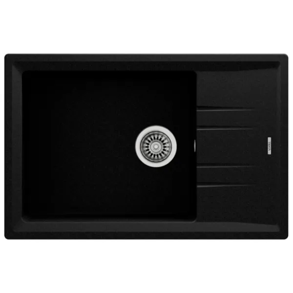 Кухонная мойка Teka Stone 60 S TG 1B 1D 78 x 51 / Искусственный камень / Черный photo 1