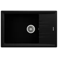 Кухонная мойка Teka Stone 60 S TG 1B 1D 78 x 51 / Искусственный камень / Черный