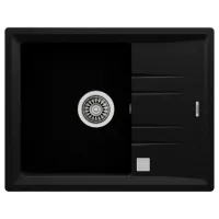 Chiuvetă Teka Stone 45S TG 1B 1D 65 x 51 / Piatră artificială / Black